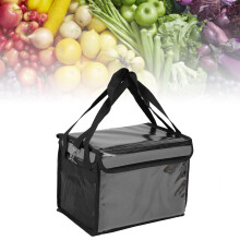 22L Insulated Food Delivery Bag with TripleLayer Insulation, Oxford Thermal Grocery Tote with Dividers