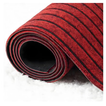 Red Non Slip Kitchen Runner Rug with Rubber Backing, Waterproof Absorbent Floor Mat for Entryway 50x180cm