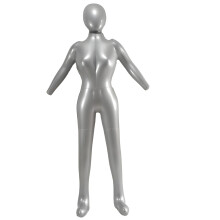 Inflatable PVC Mannequin Full Body 65in Durable Realistic Shape for Clothing Display and Photography