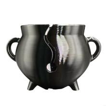 Multipurpose Knitting Bowl with Holes Round Plastic Yarn Dispenser Bowl Knitting Wool Organiser for Weaving Crocheting