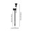 Electronic Drum Cymbal Mount Arm Adjustable Tilt Holder Secure Cymbal Stand Attachment 2