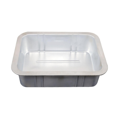 Engine Oil Drain Pan Rectangular Drip Pan For Trucks And Motorbikes White Small 50x39 Centimeters