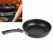 7.1in Stainless Steel Frying Pan with Ergonomic Handle, Nonstick Skillet