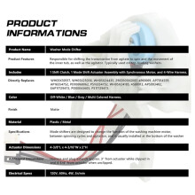 WH03X30517 Washer Shift Actuator Compatible with Washing Machine Replaces AP7014559, WH05X25036, WH05X24435