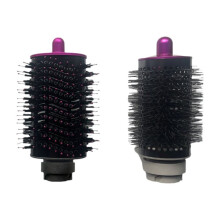 Round Brush&Smoothing Comb Nozzle Attachment for FlexStyle Blow Dryers Attachment Round Volumizing Brush Styling B
