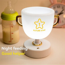 LED Children'S Trophy Lamp Learning Pen Holder Children'S Bedroom Bedside Lamp Birthday Gift Night Light