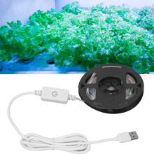 Verstellbare Vollspektrum-LED-Wachstumsleuchte 3 m USB Pflanzenlampe mit Speicher