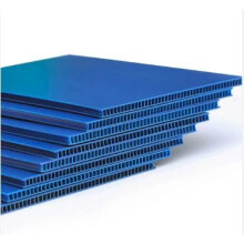 Blue Corrugated Plastic Sheets 24x24 Inch 5mm Thick Polypropylene Board 12 Pack for Signage and Crafts