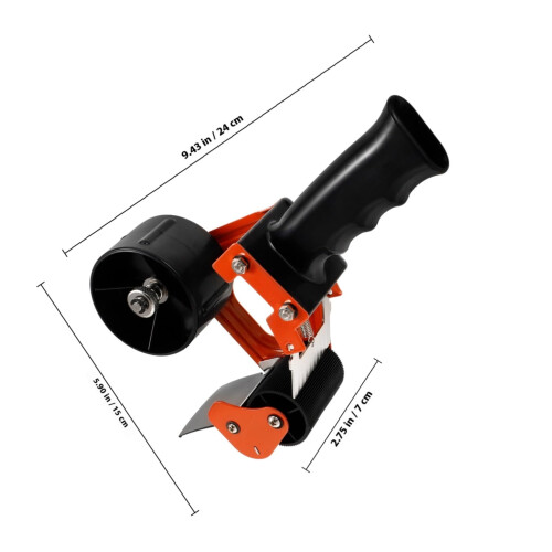 Packing Tape Dispenser with Ergonomic Grip and Precise Cutting for  and Packaging 1