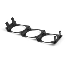2X Triple 52 mm X 3 Gauge Halter Pod Panel - Standard Stereo Radio Schlitz Single Din Universal