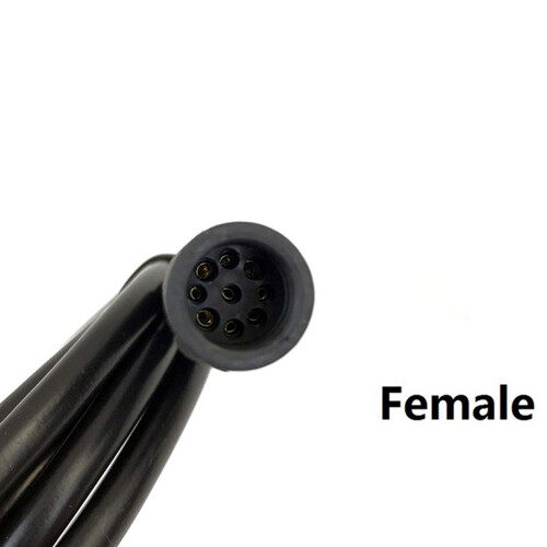 2X Motor Convert Extension Cable 9 Pin Conversion  Waterproof Connector E-Bike Motor Extend Cable 60cm 2