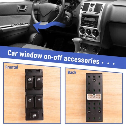 Front Left Master Electric Power Window Control  Driver Side for  Getz 2005 93570-1C110 2