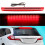 3X Universal Car Motorcycle Red 12V 20 LED 3RD High Mount Brake Tail Stop Light 3