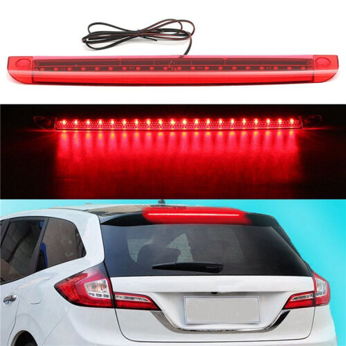 3X Universal Car Motorcycle Red 12V 20 LED 3RD High Mount Brake Tail Stop Light 2