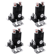 4X Dual Battery Isolator Relay Start /Off 4 Pin 500A 12V for Car Power