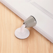 Silent Door Stop with Soft Rubber Impact Protection, Modern Wall or Floor Mounted Noise Reduction 1Pcs
