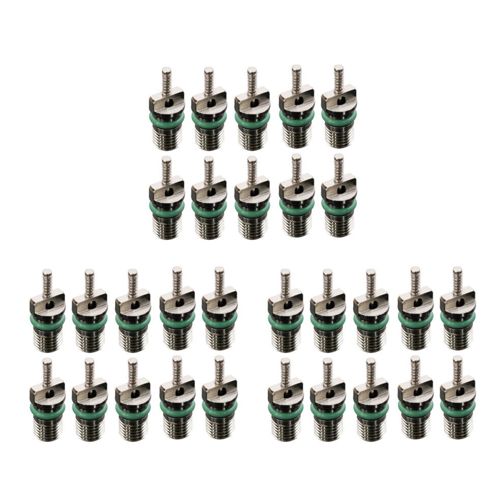 30Pcs Car Ac R134a Valve Core Needles Assortment 134A Refrigerant Heat Resistant 6032751663931