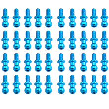 40Pcs M3 Metal Hex Screws for TT01 TT02 Sakura D5 1/10 RC Drift Car Spare Parts Universal,