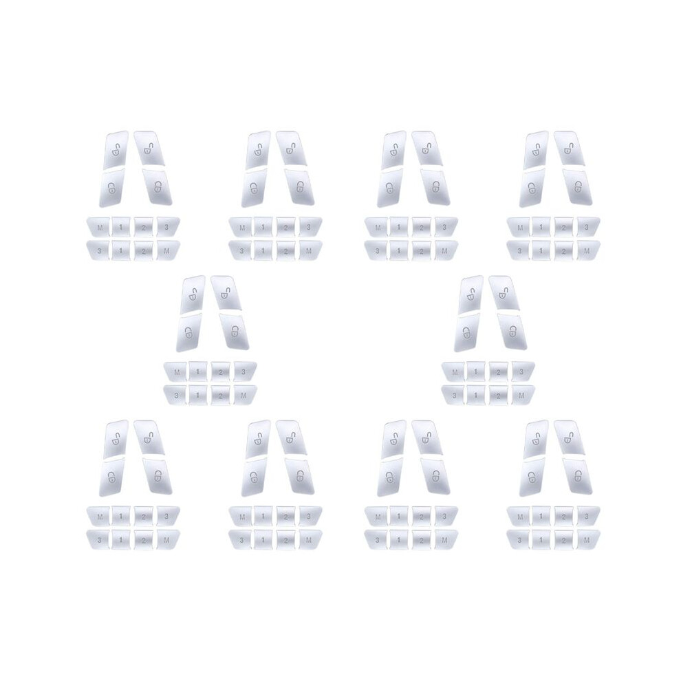 Photos - Other Electrical Equipment 120Pcs Car Door Memory Lock Buttons Covers Stickers for CLA/GLA/GLK/GLE/CLS/GL/ML/A/B/E