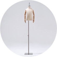 Adjustable Child Mannequin Torso Display Stand with 360 Rotatable Arm for Kids Dress Form