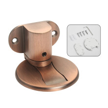 Adjustable Yellow Door Closer with Strong Magnetic Stopper Zinc Alloy Floor Mounted Quiet Latching Control