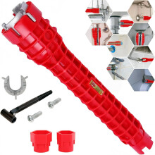 8 In 1 Multifunctional Sink and Faucet Wrench Kitchens Bathrooms Toilets DrainPipe Plumbing Installation Tool