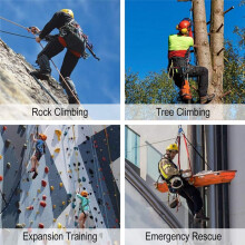 CAMNAL Adjustable Climbing Ascender Foot Loop Ascender Webbing for Outdoor Mountaineering, Rock Climbing,Rescue and Aerial Work
