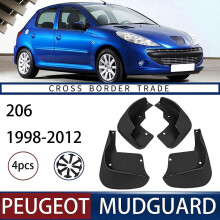 Applies to Peugeot 206 1998-2012 Automobile Tire Fender Foreign Trade Mud Leather