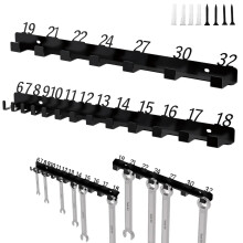 Magnetic Wrench Holder and Organizer, Wall Mounted Heavy Duty Garage Tool Storage Rack 40cm
