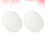 2Pcs Round Compact Makeup Mirror White 10X Magnification Cosmetic Tool 10