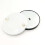 2Pcs Round Compact Makeup Mirror White 10X Magnification Cosmetic Tool 11