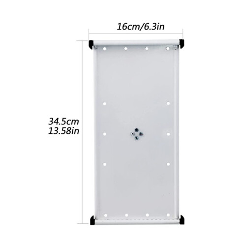 Wall Mounted File Organizer A4 with 20 Pockets, Dual Mount Desktop Reference System for Quick Document Access 2