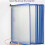 Wall Mounted File Organizer A4 with 20 Pockets, Dual Mount Desktop Reference System for Quick Document Access 4