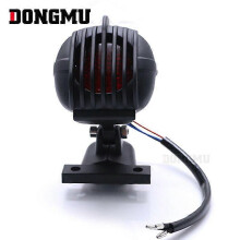 (Black)Harley Motorcycle Retro Modified Led Taillight Stop Lamp Universal Retro Signal Taillight For