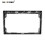 (Frame Cable black)Applies to Car Frame Fascia Adapter Canbus Box Decoder Android Radio Dash Fitting 2