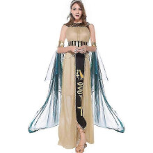 (XL-women)Men's Adult Fashion King Of Egypt King Tut Costume, Goldmen's Adult Fashion King Of Egypt
