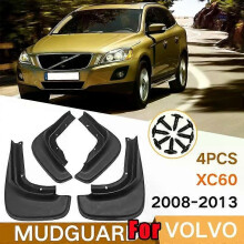 (08-13)Applies to For VOLVO XC90 XC60 2005-2021 2008 2009 2010 2011 2012 2013 Front Rear Car Mud Flaps