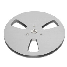 Compatible 1/4 7 Inch Empty Reel Aluminum Alloy Universal 3 Open Hole Takeup Reel Replacement Recording