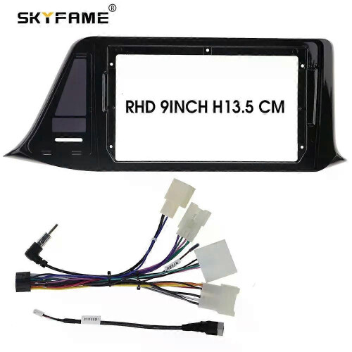 (Farme Cable RHD)Applies to Car Frame Fascia Adapter Canbus Box Decoder Android Radio Dash Fitting Panel
