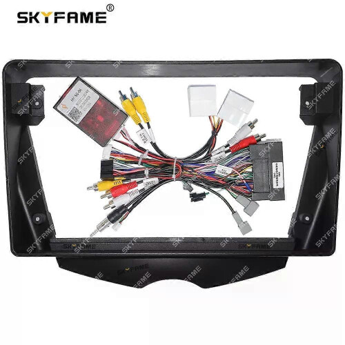 (Full Set OD)Applies to Car Fascia Frame Adapter Canbus Box Decoder Android Radio Dash Fitting Panel 1