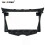 (Full Set OD)Applies to Car Fascia Frame Adapter Canbus Box Decoder Android Radio Dash Fitting Panel 4