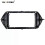 (Only Frame)Applies to Car Frame Fascia Adapter Canbus Box Decoder Android Radio Dash Fitting Panel 2