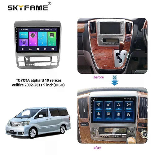 (Frame Cable high)Applies to Car Frame Fascia Adapter Canbus Box Decoder Android Radio Dash Fitting 2