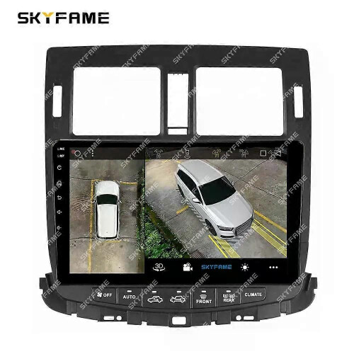 (Frame)Applies to Car Frame Fascia Adapter Canbus Box Decoder Android Radio Dash Fitting Panel Kit For 2