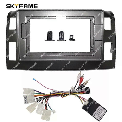(Frame A Mod)Applies to Car Frame Fascia Adapter Canbus Box Decoder Android Radio Dash Fitting Panel 1