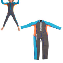 Kinder-Neoprenanzug mit langen Ärmeln, Sonnenschutz-Schwimmanzug, Größe 6