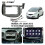 (LHD (GREY))Applies to Car Frame Fascia Adapter Canbus Box Decoder Android Radio Dash Fitting Panel 4