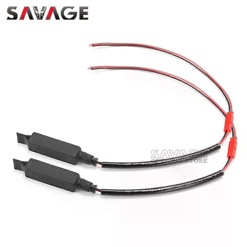 (2 pcs 3.7w)Applies to Motorcycle Indicator 12V Load Resistors LED Decoder Fix Error Fast Flash Turn 2