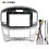 (Frame B With clock)Applies to Car Frame Fascia Adapter Decoder Android Radio Dash Fitting Panel Kit 3