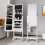 Dripex Jewelry Cabinet Standing Mirror with Large Storage 1